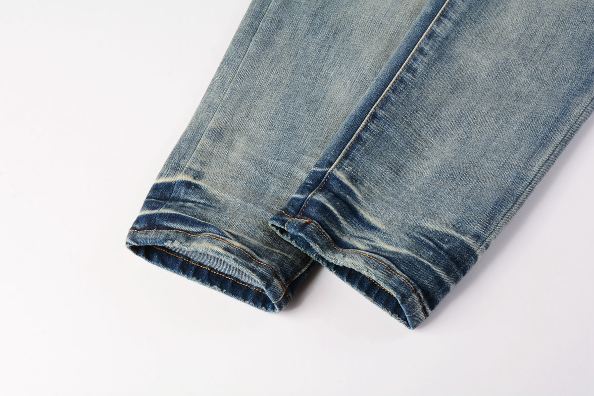Men's Purple Jeans 9037