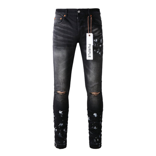 Men's Purple Jeans 9002