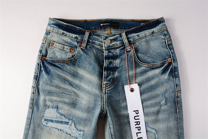 Men's Purple Jeans 9013